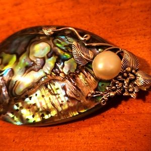 GORGEOUS HUGE ABALONE PENDANT